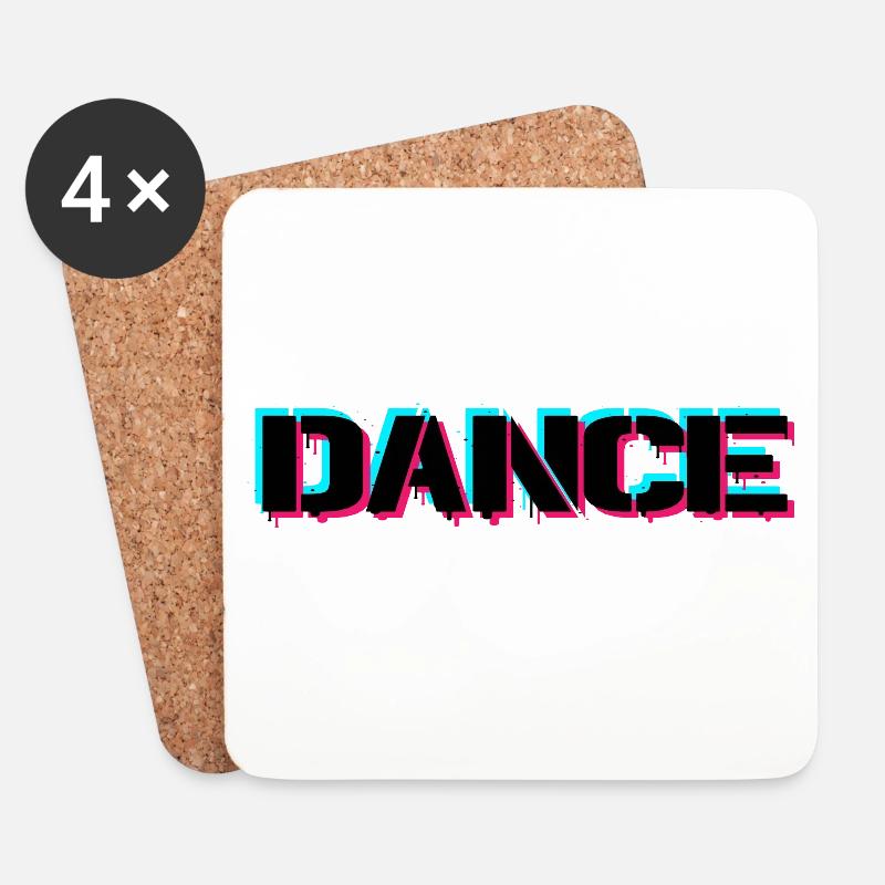 Dance - Untersetzer (4er-Set) - Weiß