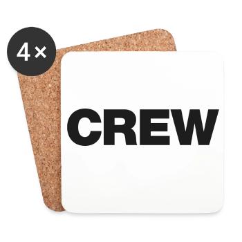 Crew - Untersetzer (4er-Set) - Weiß - Vorne