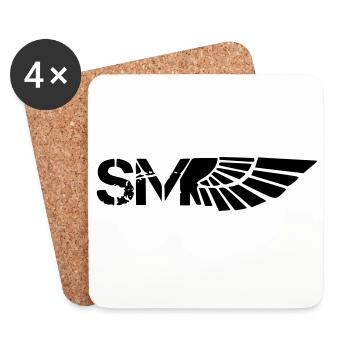 Supermoto - Coasters (set of 4) - white - Front