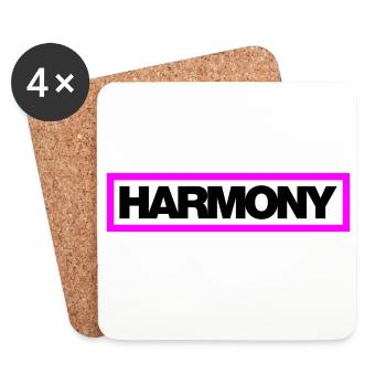 Typo HARMONY Kontur 2C - Untersetzer (4er-Set) - Weiß - Vorne