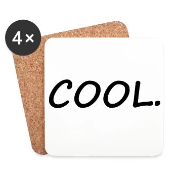 COOL - Untersetzer (4er-Set) - Weiß - Vorne