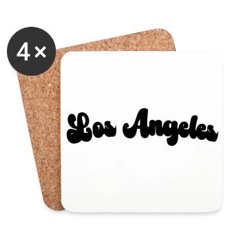 Los Angeles 8 - Coasters (set of 4) - white - Front