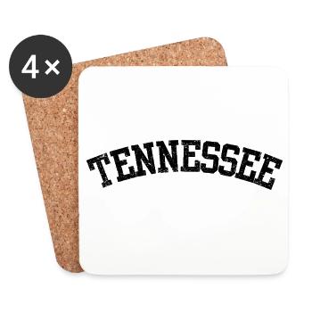 Tennessee - Dessous de verre (lot de 4) - blanc - Devant