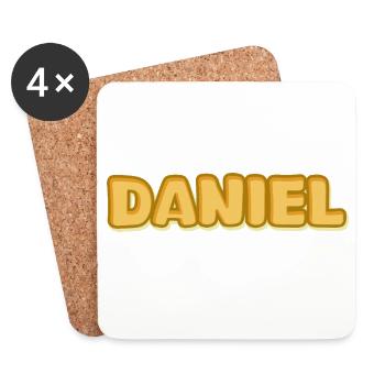 Daniel Daniel - Dessous de verre (lot de 4) - blanc - Devant