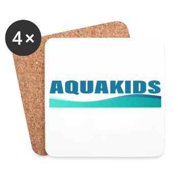 AQUAKIDS - Untersetzer (4er-Set) - Weiß - Vorne