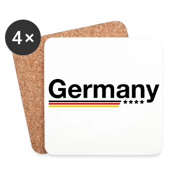 Germany - Coasters (set of 4) - white - Front