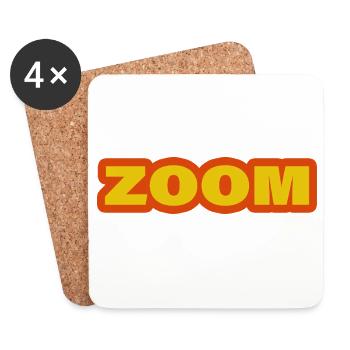 ZOOM - Untersetzer (4er-Set) - Weiß - Vorne