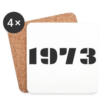 1973 - Coasters (set of 4) - white - Front