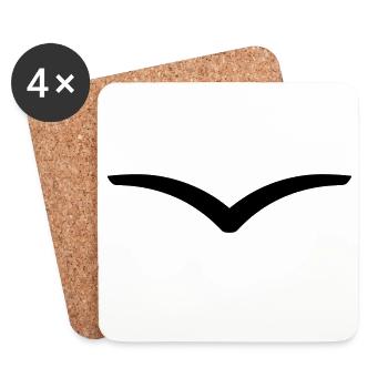boomerang - Coasters (set of 4) - white - Front