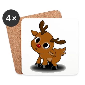 rudolph - Untersetzer (4er-Set) - Weiß - Vorne