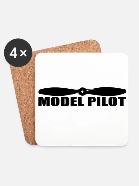 Propeller - Untersetzer (4er-Set) - Weiß