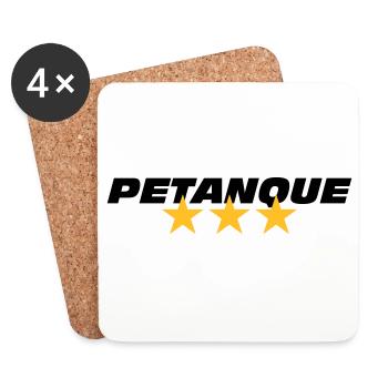 Petanque - Coasters (set of 4) - white - Front