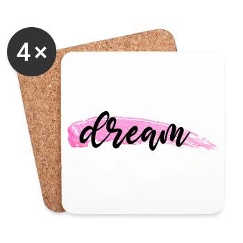 Dream - Coasters (set of 4) - white - Front