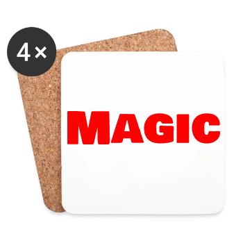 Magic - Untersetzer (4er-Set) - Weiß - Vorne