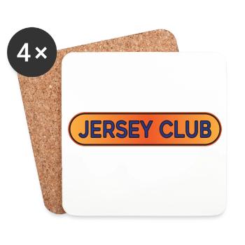 Jersey Club Breakbeat - Coasters (set of 4) - white - Front