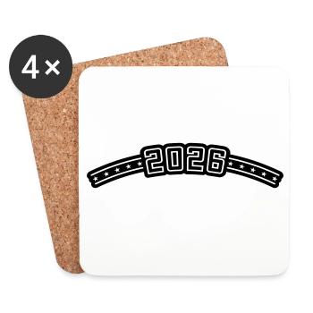 2026 Outline - Coasters (set of 4) - white - Front