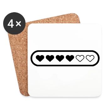 Loading - Coasters (set of 4) - white - Front