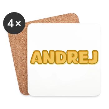 Andrej - Untersetzer (4er-Set) - Weiß - Vorne