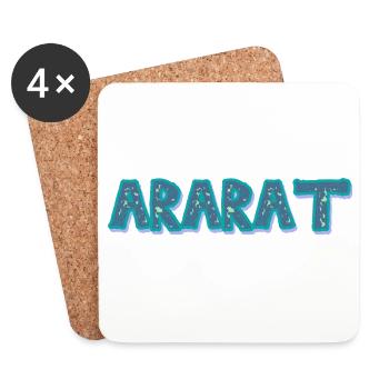 ARARAT - Coasters (set of 4) - white - Front