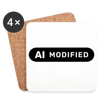 AI Modified - Coasters (set of 4) - white - Front
