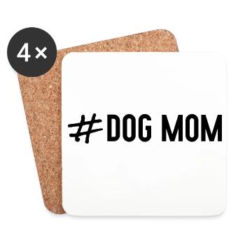 # Dog Mom - Coasters (set of 4) - white - Front