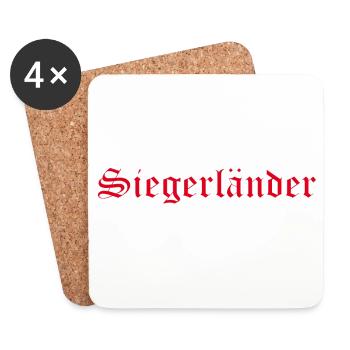 Siegerländer - Coasters (set of 4) - white - Front