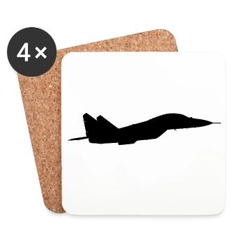MiG-35 - Dessous de verre (lot de 4) - blanc - Devant