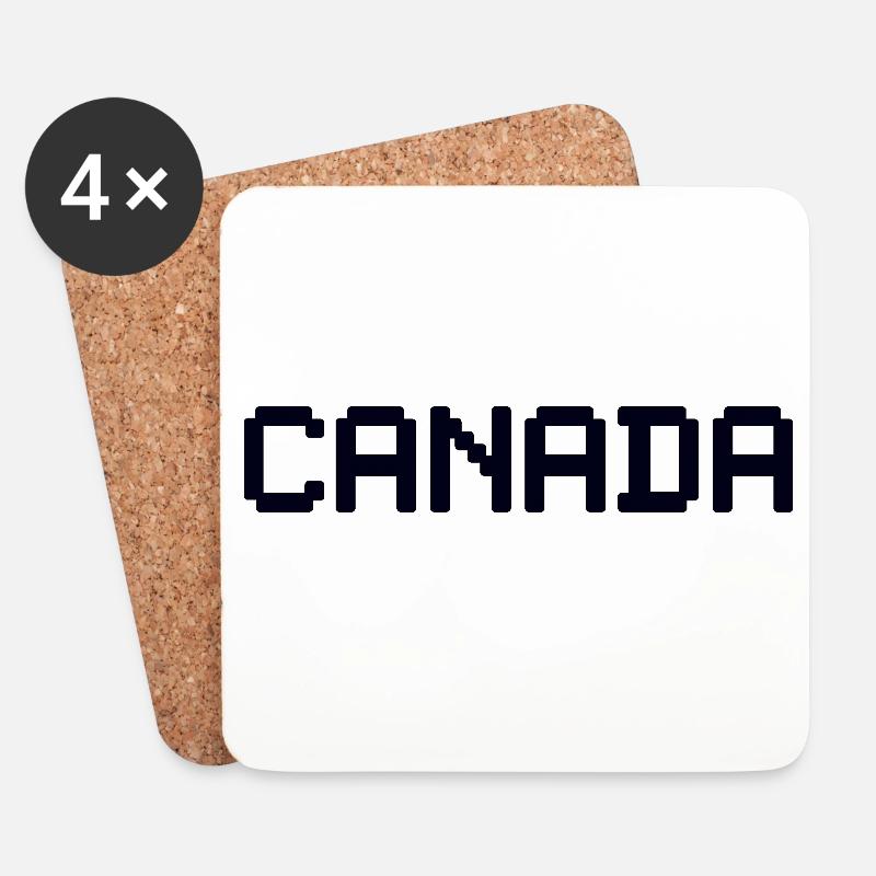 CANADA - Untersetzer (4er-Set) - Weiß