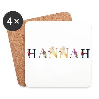 Hannah - Untersetzer (4er-Set) - Weiß - Vorne