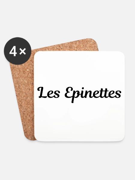 Epinettes Paris - Untersetzer (4er-Set) - Weiß