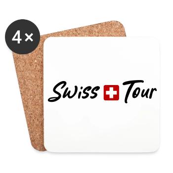Swiss Tour Switzerland Holidays - Coasters (set of 4) - white - Front