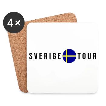 Sverige Tour Schweden - Untersetzer (4er-Set) - Weiß - Vorne