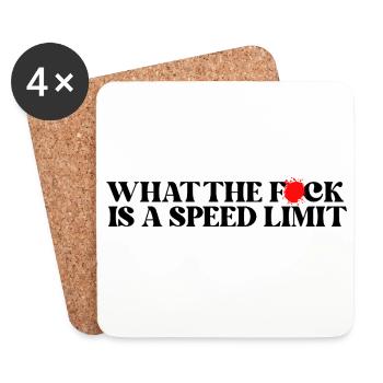 Car - Coasters (set of 4) - white - Front