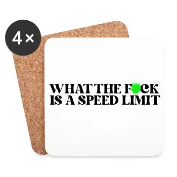 Car - Coasters (set of 4) - white - Front