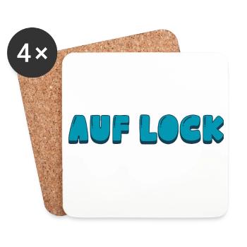 Auf Lock - Untersetzer (4er-Set) - Weiß - Vorne
