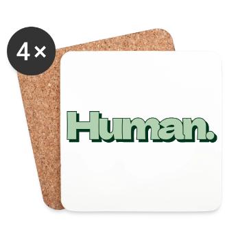 Human Nature Connection - Coasters (set of 4) - white - Front