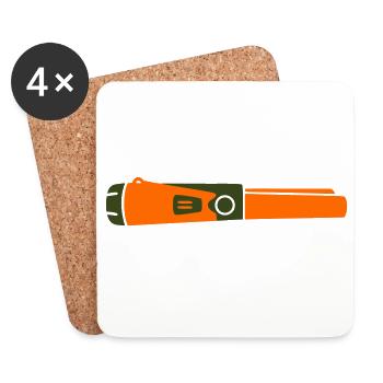 Pinpointer Probe Detectorist - Coasters (set of 4) - white - Front