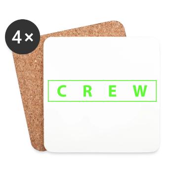 crew- - Untersetzer (4er-Set) - Weiß - Vorne