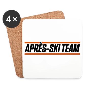 apres ski team - Coasters (set of 4) - white - Front