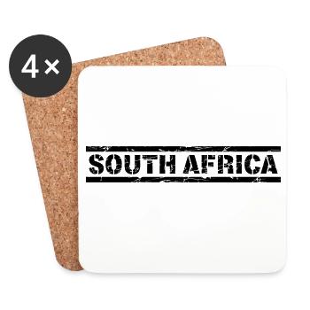 South Africa - Untersetzer (4er-Set) - Weiß - Vorne