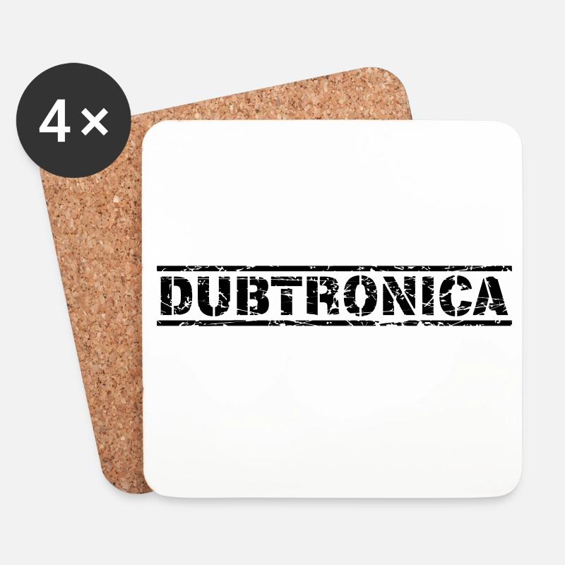 Dubtronica - Coasters (set of 4) - white