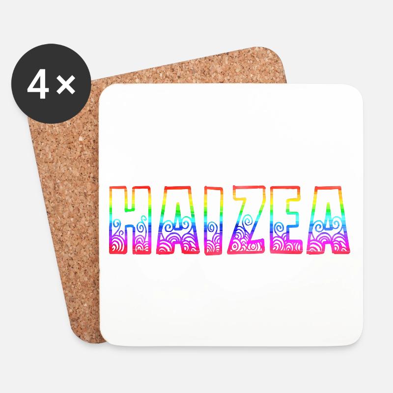 haizea rs regenbogen - Untersetzer (4er-Set) - Weiß