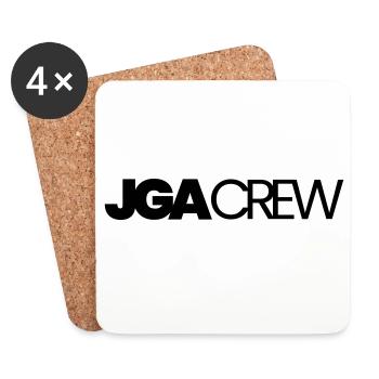Bachelor Crew Enterrement de vie de garçon - Dessous de verre (lot de 4) - blanc - Devant