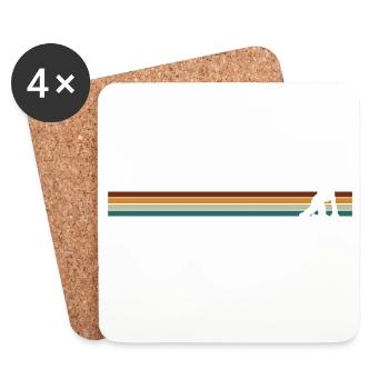 Awaiting design file - Coasters (set of 4) - white - Front