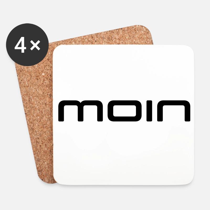 MOIN - Untersetzer (4er-Set) - Weiß