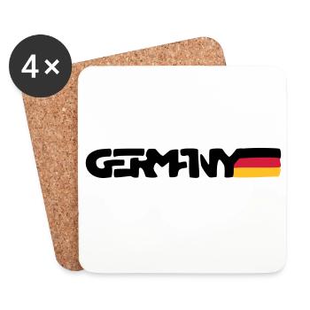 Allemagne - Dessous de verre (lot de 4) - blanc - Devant