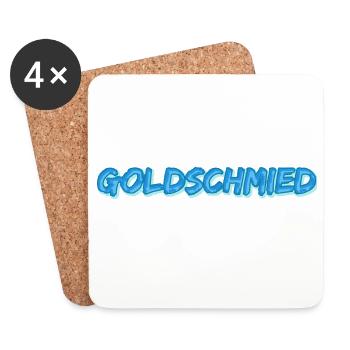 Goldschmied - Untersetzer (4er-Set) - Weiß - Vorne