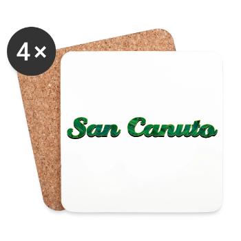 San Cantita Tropical Verde - Dessous de verre (lot de 4) - blanc - Devant