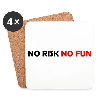 Play Bold or Stay Home - Dessous de verre (lot de 4) - blanc - Devant