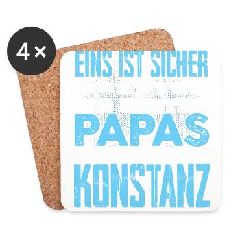 KONSTANZ - papa - Untersetzer (4er-Set) - Weiß - Vorne